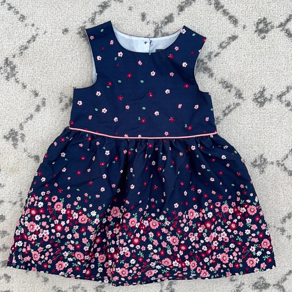 primark blue floral dress Sky Blue Short Length Flower Girl Dress 5825SB – Sparkly Gowns main image 0